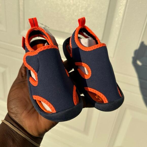 OSHKOSH B'GOSH Unisex-Child Swimmie SandalsToddler Size 6 Blue - Picture 7 of 12